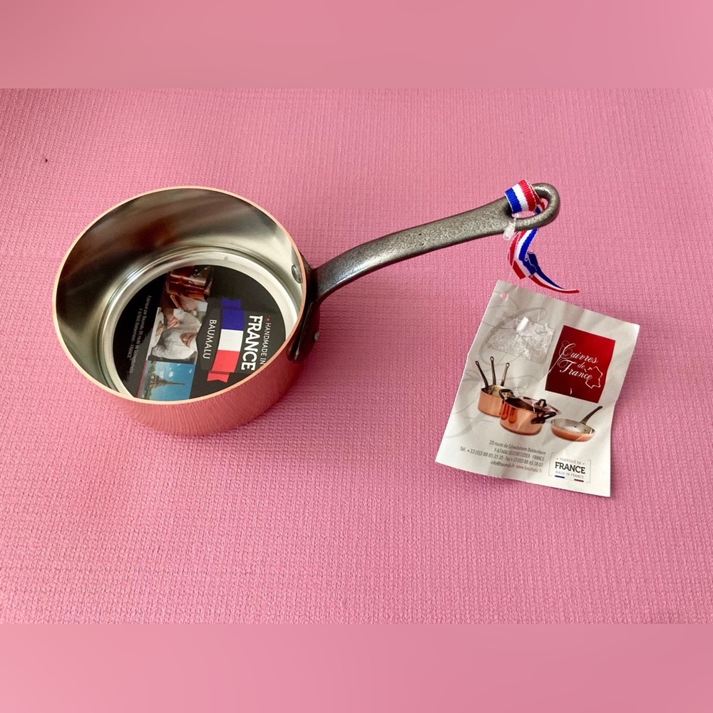 Made in France Baumalu Casserole 12 cm / 600 ml, tin-lined saucepan New with Tag